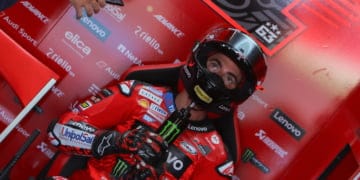 Bagnaia smashes lap record in second Austrian MotoGP practice