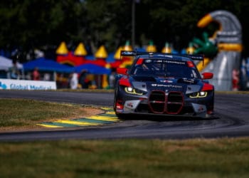 Snow charges to victory for PMR, Corvette suffers disaster in IMSA GT Challenge at VIR