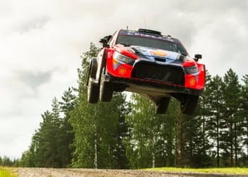 Ott Tanak crashes out in Finland