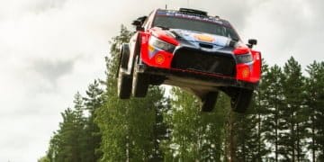 Ott Tanak crashes out in Finland