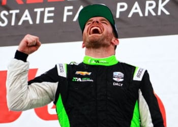 Daly gives JHR first ever IndyCar podium with back-to-front drive