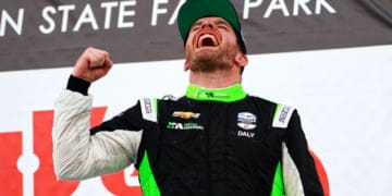 Daly gives JHR first ever IndyCar podium with back-to-front drive