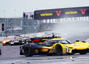 Cadillac and Renger van der Zande leads halfway at IMSA Indy