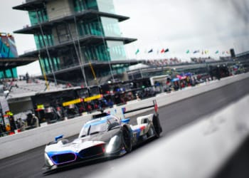 Philipp Eng claimed BMW RLL's first IMSA victory in Indianapolis