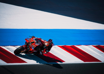 MotoGP reigning champion Francesco Bagnaia took pole position at Misano