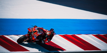 MotoGP reigning champion Francesco Bagnaia took pole position at Misano