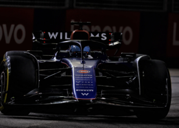 Alex Albon and Williams are testing upgrades at Singapore