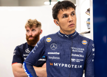 Alex Albon was frustrated by Franco Colapinto's Lap 1 pass at Singapore
