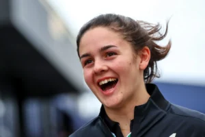 Alpine's Abbi Pulling took a double F1 Academy pole at Singapore