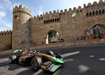 Durksen took victory in the F2 Baku Sprint