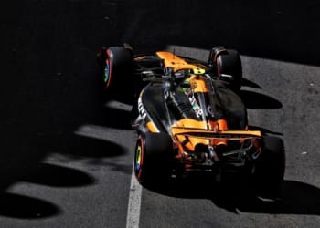 McLaren's rear wing design was under the spotlight in Baku.