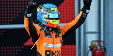 Oscar Piastri resists Charles Leclerc to win enthralling F1 Azerbaijan GP