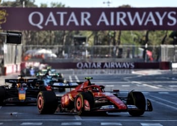 Carlos Sainz’s Ferrari maintained ‘normal racing line’ in Baku F1 clash with Sergio Perez