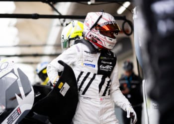 Peugeot's Jensen and his #93 teammates finished in Peugeot's best result this season at Fuji