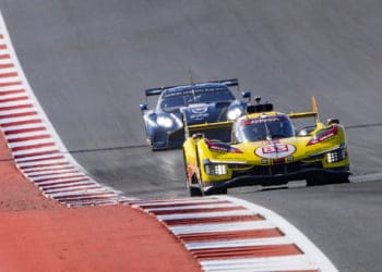 Kubica leads for Ferrari after opening hour at WEC COTA