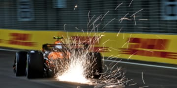 Lando Norris went fastest in FP2 at the Singapore GP