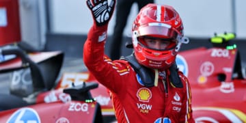 Leclerc took a fourth consecutive Baku pole
