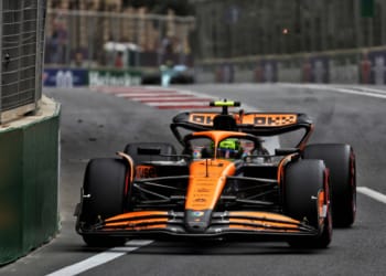 Norris was a shock Q1 exit at Baku