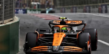 Norris was a shock Q1 exit at Baku