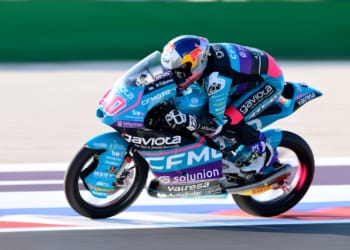 David Alonso takes his ninth victory in the Moto3 class in 2024