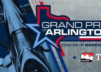 A new logo for the new event. Image: GP of Arlington