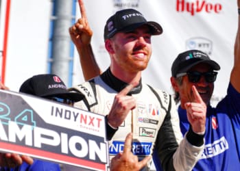 Foster is the first full season rookie set for the 2025 IndyCar season. Photo: Kevin Dejewski