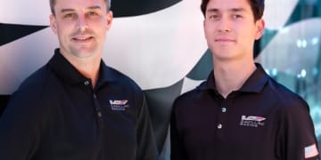 Earl Bamber (L) and Jack Aitken (R) will drive full-time for Action Express Racing in 2025