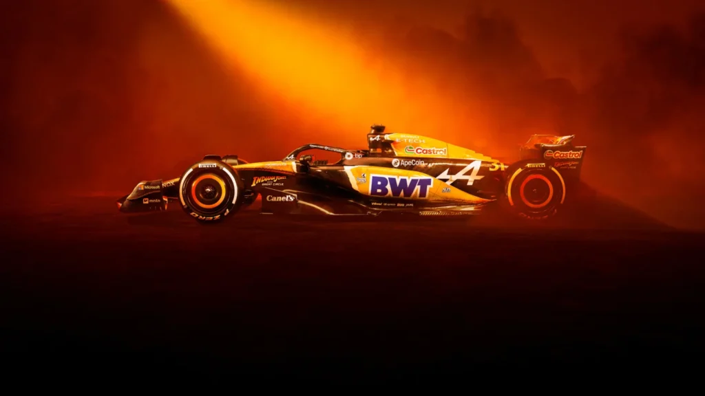Alpine one-off livery for the United States Grand Prix