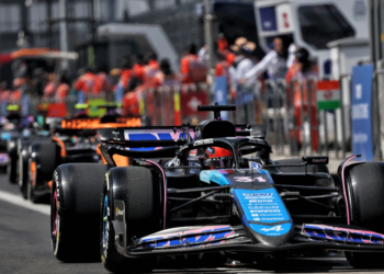 Cars hit the Mexico GP track for the first time on Friday in FP1