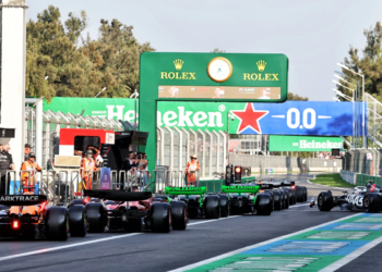 All 20 F1 drivers participated in a Pirelli tyre test during FP2 at the Mexico City GP