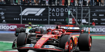Charles Leclerc had to fight his Ferrari as he qualified fourth in Mexico