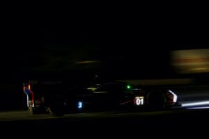 Renger van der Zande was fastest during the night session in the #01 Cadillac V-Series.R