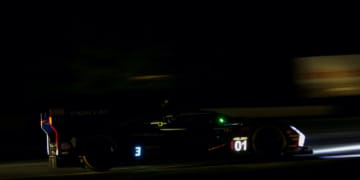 Renger van der Zande was fastest during the night session in the #01 Cadillac V-Series.R