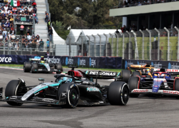 Mercedes boss Toto Wolff revealed George Russell lost significant downforce in Mexico