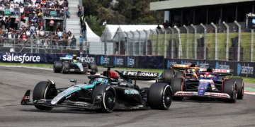 Mercedes boss Toto Wolff revealed George Russell lost significant downforce in Mexico