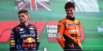 Max Verstappen leads Lando Norris by 52 points in the F1 Drivers' standings