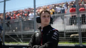 Oscar Piastri with Alpine in 2022 before moving to McLaren for the 2023 F1 season.