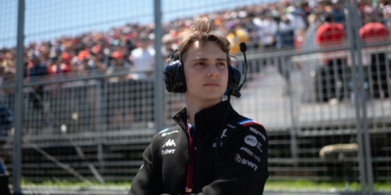 Oscar Piastri with Alpine in 2022 before moving to McLaren for the 2023 F1 season.