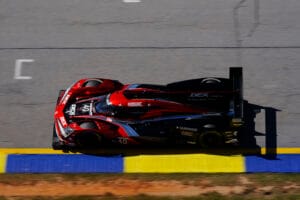 Jordan Taylor set the fastest lap time in FP2 behind the #40 Acura ARX-06 GTP