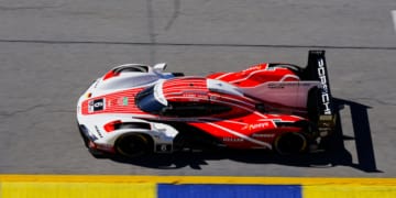 Kevin Estre leads Petit Le Mans at half way mark for Porsche