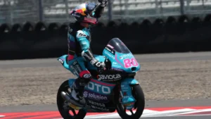 David Alonso took the Moto3 title with victory in Motegi