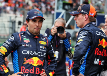 Sergio Perez and Max Verstappen have denied Red Bull gaining an advantage from its controversial ride height device