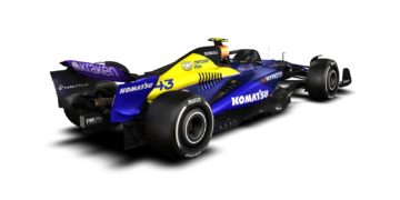 Williams will sport a yellow engine cover at the Mexico City GP with Mercado Libre