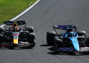 Red Bull and Alpine go wheel-to-wheel