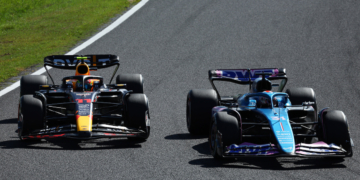 Red Bull and Alpine go wheel-to-wheel