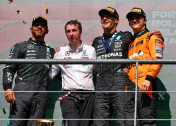 Oscar Piastri Lewis Hamilton