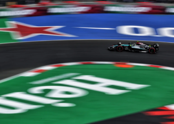 Lewis Hamilton was the lead Mercedes in FP3 at the Mexico City GP