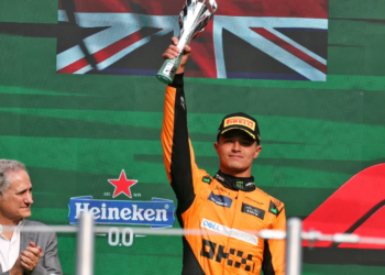 Lando Norris took second in the Mexico City GP