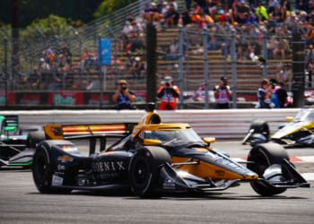 AJ Foyt Racing earned its first pole in 10 years at Portland. Photo: Kevin Dejewski