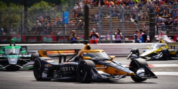 AJ Foyt Racing earned its first pole in 10 years at Portland. Photo: Kevin Dejewski